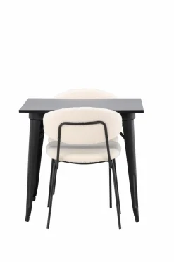Venture Home Spisegruppe Tempe med 2 spisebordsstole Chico