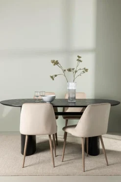 Venture Home Spisegruppe Isolde med 4 stk. stole Night