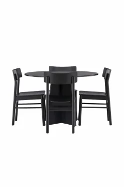 Venture Home Spisegruppe Bootcut Round og stolene Montros