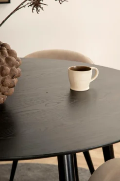 Venture Home Spisegruppe Dipp med 4 spisebordsstole Velvet Stitches