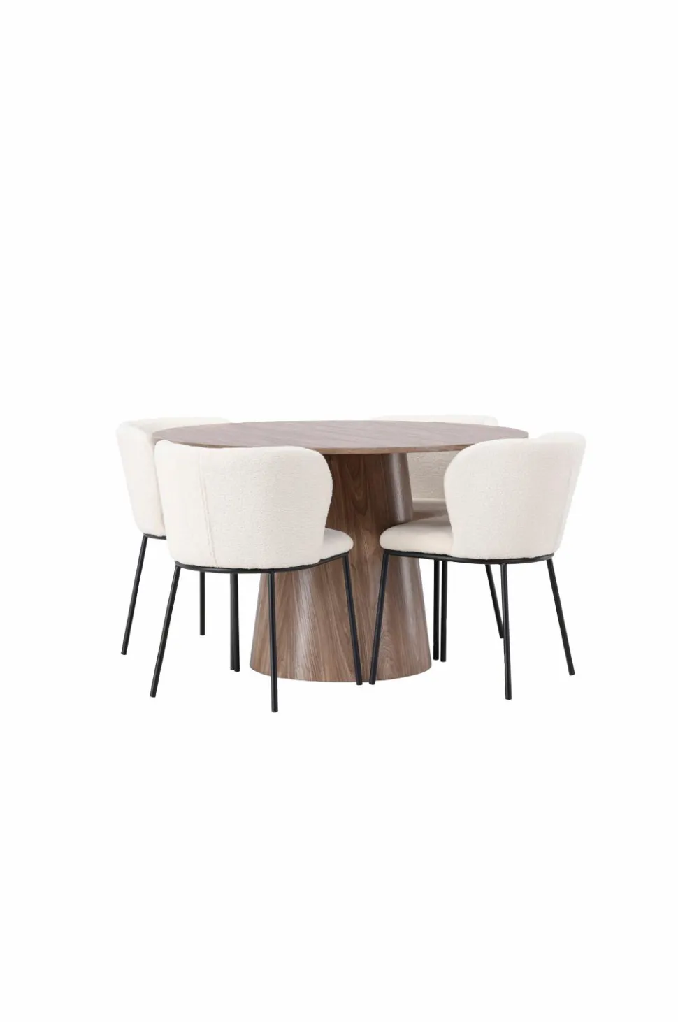 Venture Home Spisegruppe Lanzo med 4 stole Edina