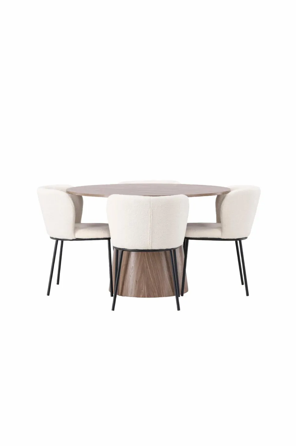 Venture Home Spisegruppe Lanzo med 4 stole Edina
