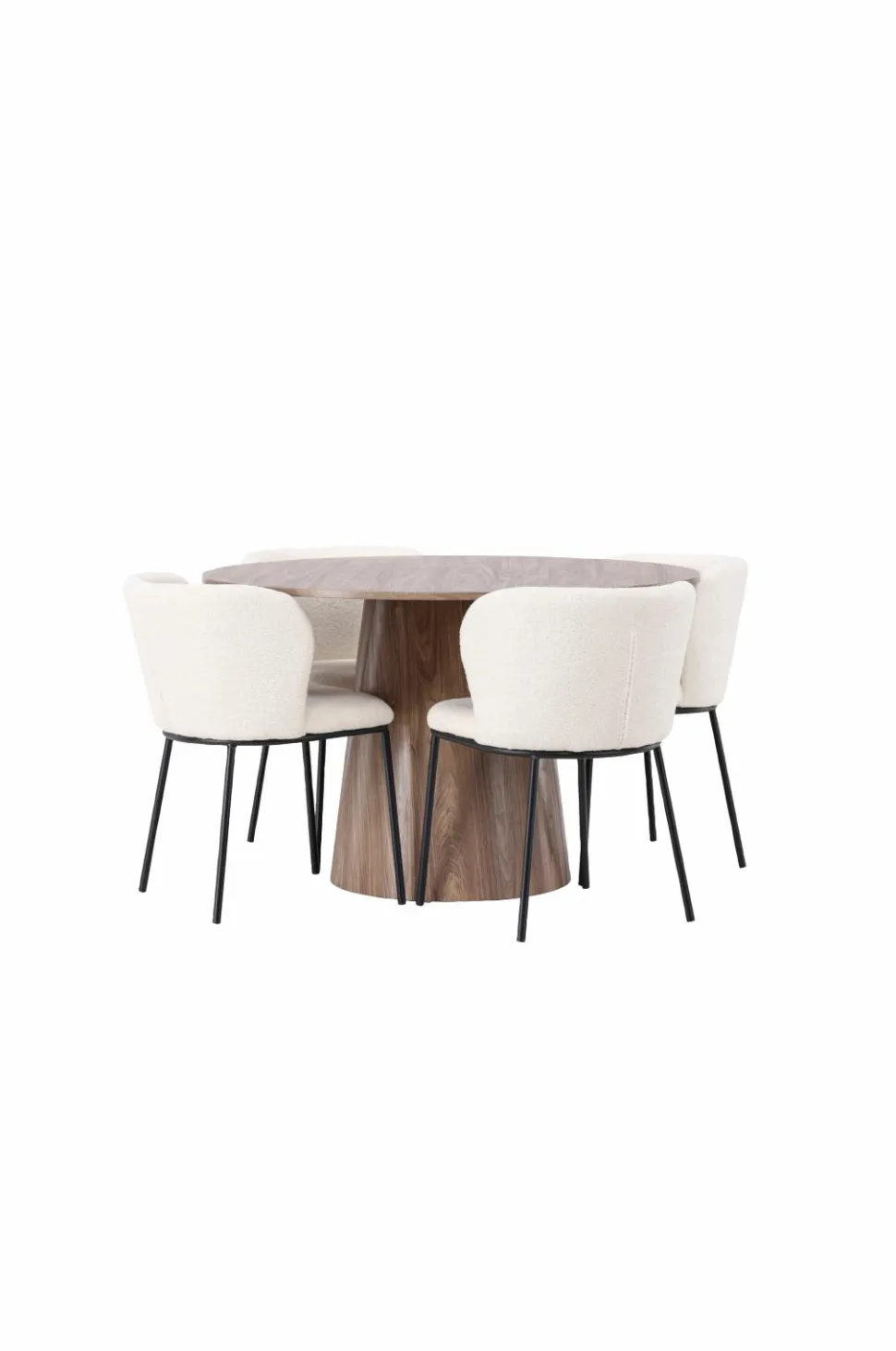 Venture Home Spisegruppe Lanzo med 4 stole Edina