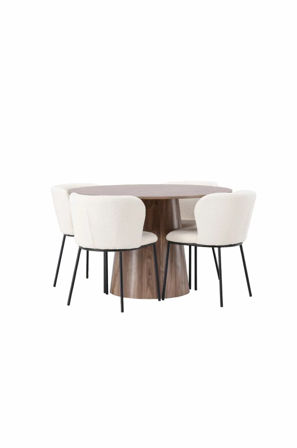 Venture Home Spisegruppe Lanzo med 4 stole Edina