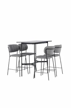 Venture Home Spisegruppe Rax med 4 stole Bell