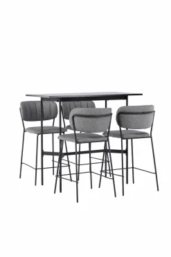 Venture Home Spisegruppe Rax med 4 stole Bell