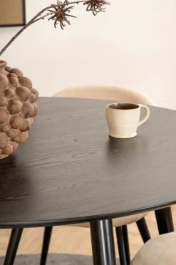 Venture Home Spisegruppe Dipp med 4 spisebordsstole Velvet Stitches