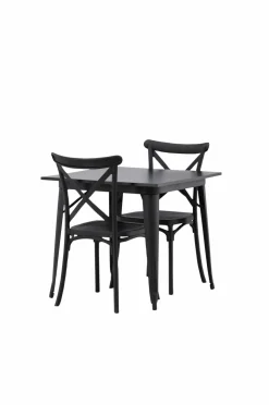 Venture Home Spisegruppe Tempe med 2 spisebordsstole Crosett