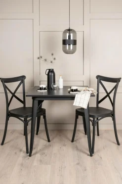 Venture Home Spisegruppe Tempe med 2 spisebordsstole Crosett