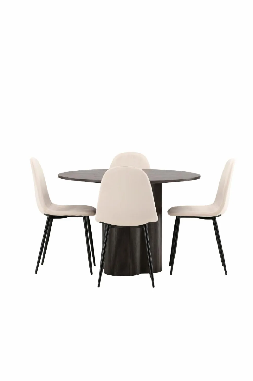 Venture Home Spisegruppe Olivia med 4 stole Polar
