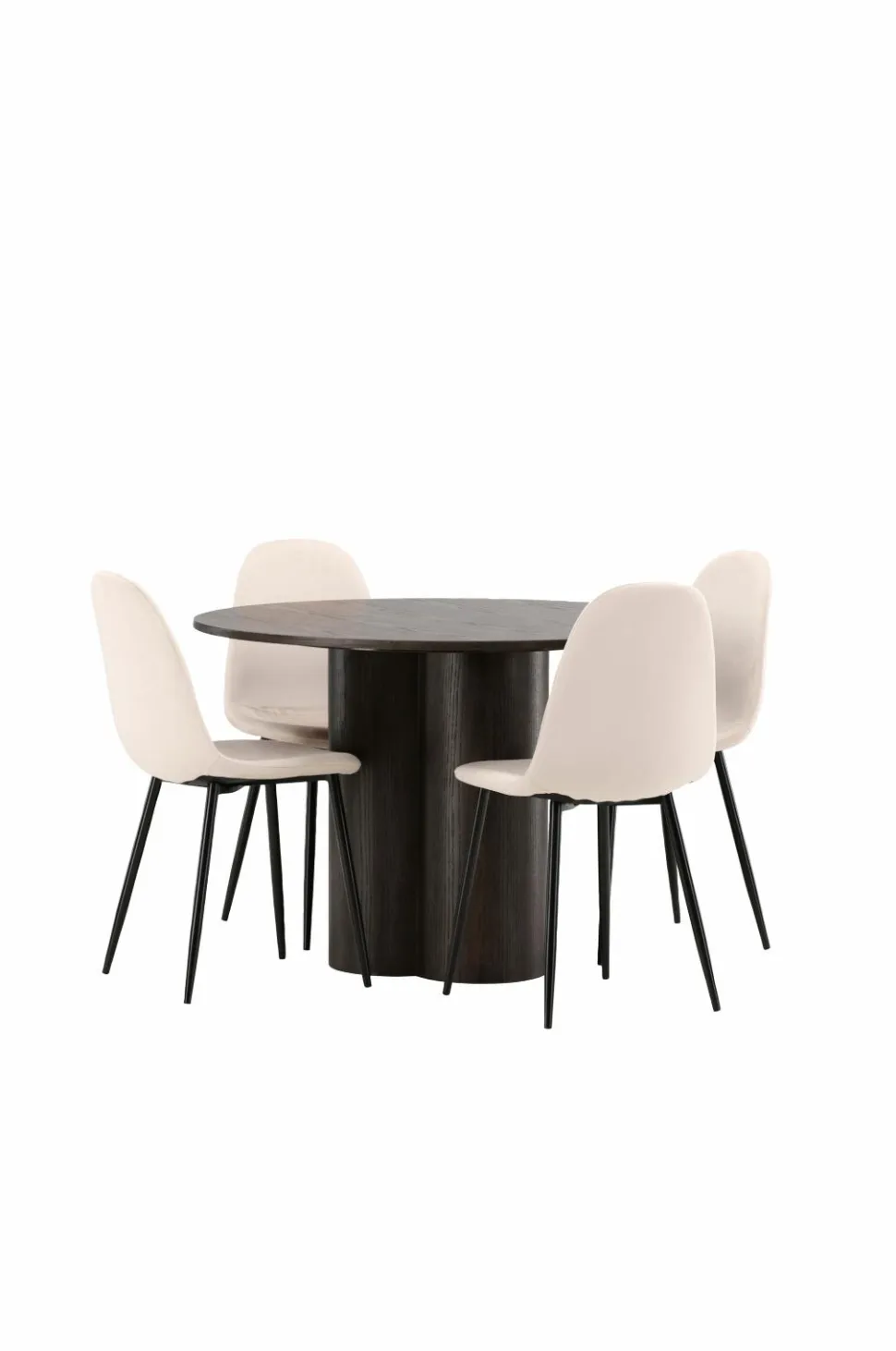Venture Home Spisegruppe Olivia med 4 stole Polar