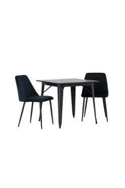 Venture Home Spisegruppe Tempe med 2 stole Night