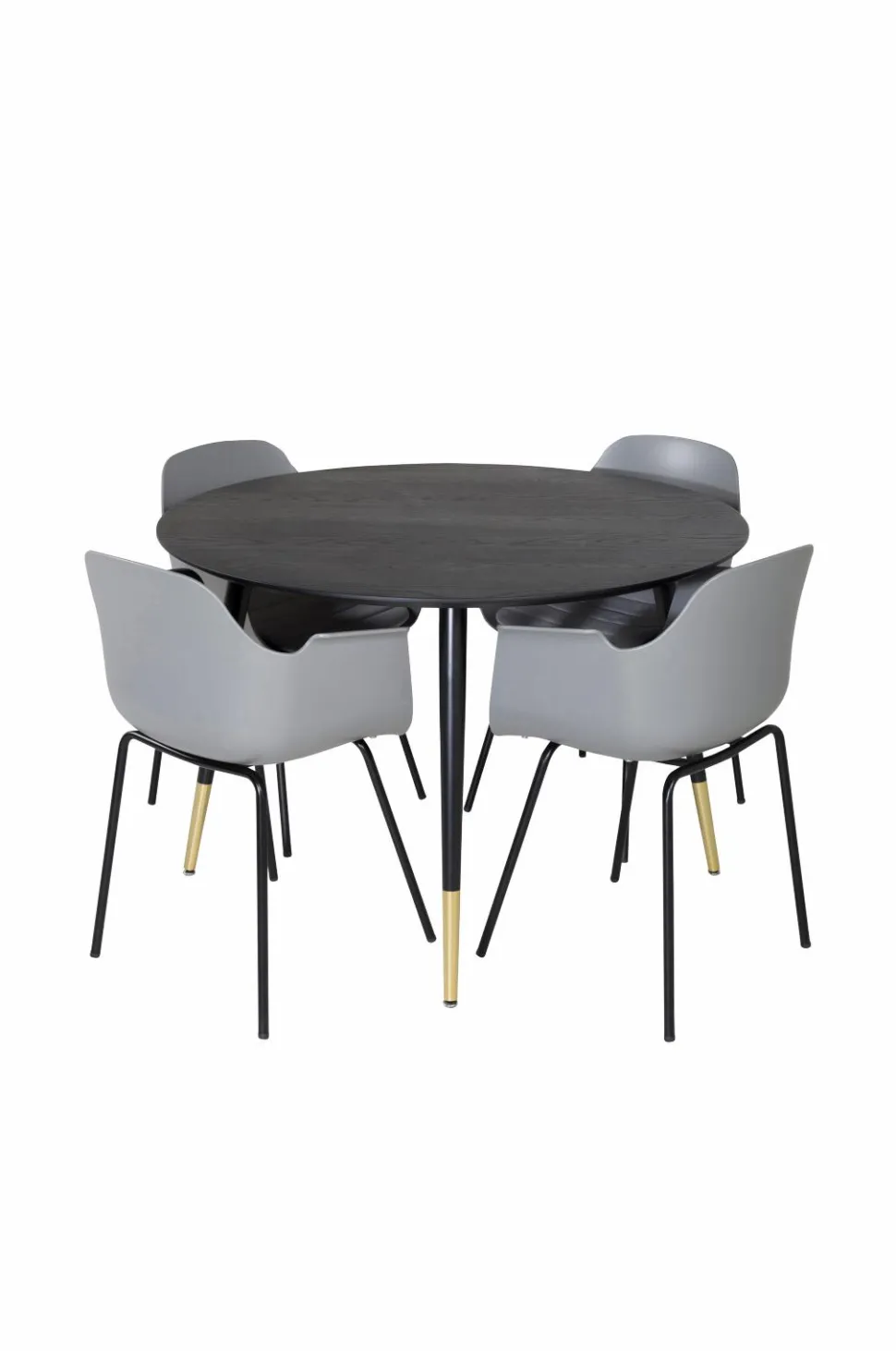 Venture Home Spisegruppe Dipp med 4 stk. stole Comfort