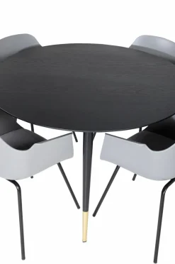 Venture Home Spisegruppe Dipp med 4 stk. stole Comfort