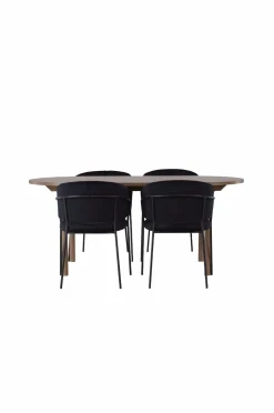 Venture Home Spisegruppe Andy med stole Selma
