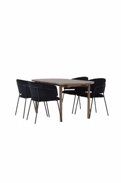 Venture Home Spisegruppe Andy med stole Selma