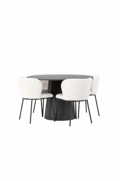 Venture Home Spisegruppe Lanzo med 4 stole Edina