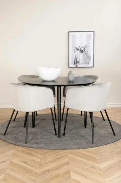 Venture Home Spisegruppe Dipp med 4 spisebordsstole Berit