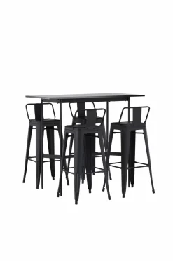 Venture Home Spisegruppe Rax med 4 stole Tempe