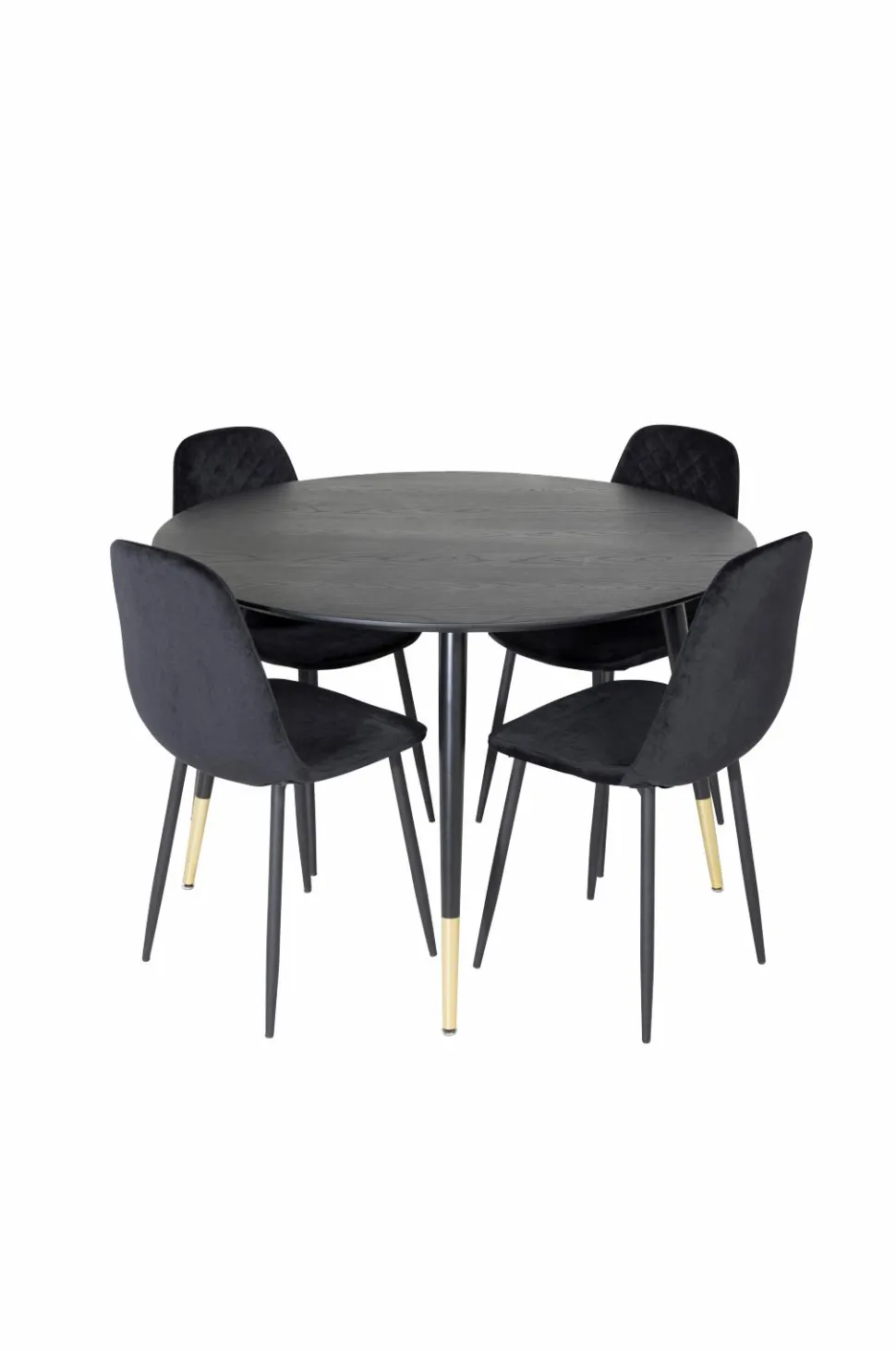 Venture Home Spisegruppe Dipp med 4 stk. stole Polar