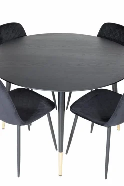 Venture Home Spisegruppe Dipp med 4 stk. stole Polar