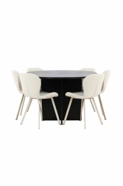 Venture Home Strada-spisebord med Lilja-stol